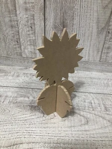 8" Zum Selbermachen Sonnenblumenholz 2-teiliger Ständer 1/4 Zoll dick MDF Holz Farbe Set - Bild 1 von 3