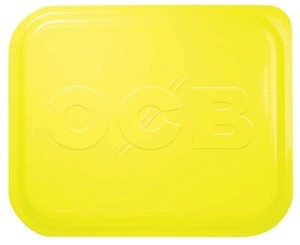 1 x Large OCB Rolling Tray Lid Cover Yellow 14 x 11, Same Day Express Shipping - Picture 1 of 3