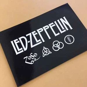 Led Zeppelin 2007 Album Promotional Trifold Card Good Condition - Imagen 1 de 6