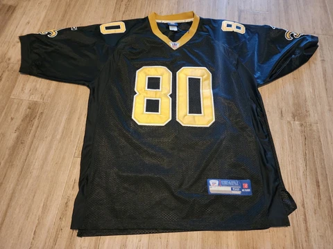 Mens Reebok Onfield Sz 52 JIMMY GRAHAM New Orleans Saints NFL Football Jersey XL Cover