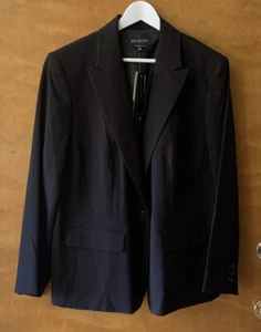 Neu mit Etikett Jones New York Collection Blazer-Jacke Damen 20 W schwarz komplett gefüttert - Bild 1 von 7