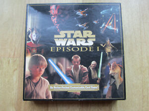 STAR WARS EPISODE 1  CUSTOMIZABLE CARD GAME160 CARDS COMPLETE