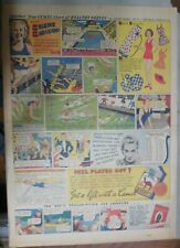 Camel Cigarette Ad: Swimmer Helene Madison Paper Doll! Full Page Size! from 1934