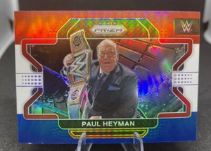 Paul Heyman Red White Blue Prizm #55 2022 WWE Prizm SP - Picture 1 of 2