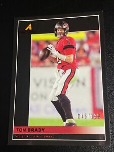2021 Tom Brady /199 Red Color Match Numbered Card Chronicles Buccaneers Pinnacle