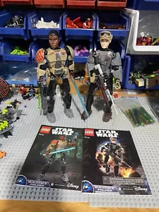 LEGO Star Wars Sergeant Jyn Erso And Fin 2 Pack. 100% Complete With Instructions - Picture 1 of 15