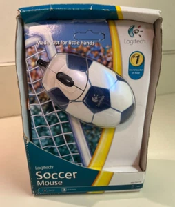 New Old Stock - Logitech Soccer Mouse Wired "Made Just for Little Hands" READ - Picture 1 of 8