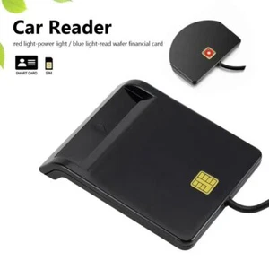 Bank Card IC/ID EMV USB Smart Card Reader for Windows 7 8 10 Linux OS - Afbeelding 1 van 12