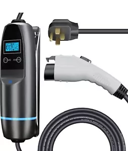 KHONS Level 1 and Level 2 EV Charger, Up to 40A,16.4ft Cable, Portable Electric - Picture 1 of 5