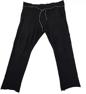 Daniel Andresen pantaloni felpati uomo 34-36 pantaloni neri $1000 Belgio fatti a mano - Foto 1 di 10