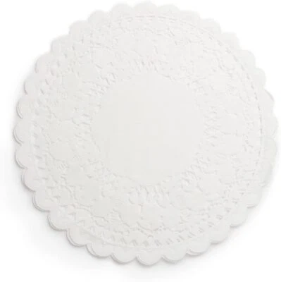 Tapetes de encaje de papel Fox Run 12", paquete de 12 (4375) Foto 1 de 4