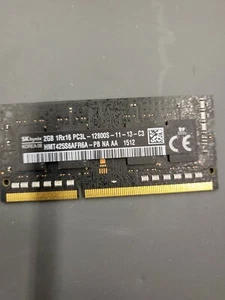 Hynix 2GB PC3L-12800S DDR3 1600MHz 204pin Apple Memory HMT425S6AFR6A-PB aw12022e - Picture 1 of 4