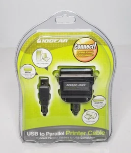 IOGEAR USB To Parallel Printer Cable GUC1284B New Sealed Quick Start Guide CDROM - Picture 1 of 8