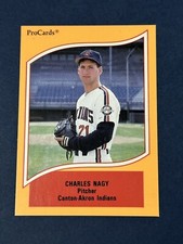 1990 ProCards A & AA Minor League Stars Charles Nagy #9 Canton-Akron
