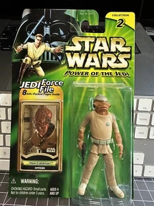 STAR WARS Green Force File POTJ: 3 3/4” MON CALAMARI OFFICER - MONMC!! - Picture 1 of 2