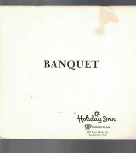 Holiday Inn in Rochester NY Banquet Menu 1980s - Picture 1 of 1