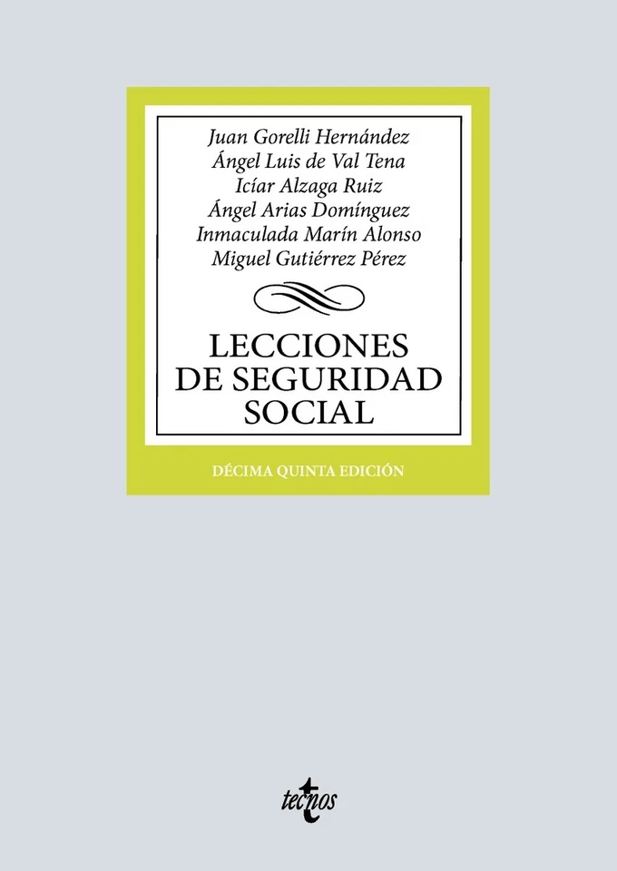 Lecciones de Seguridad Social. NUEVO. Envío URGENTE. DERECHO (IMOSVER) - Imagen 1 de 1