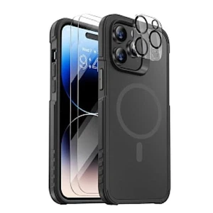 Diaclara Designed for iPhone 14 Pro Max 5 in 1 Shockproof Phone Case - Picture 1 of 3