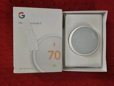 Termostato inteligente programável Nest Thermostat E - Branco (T4000ES) - Imagem 1 de 4