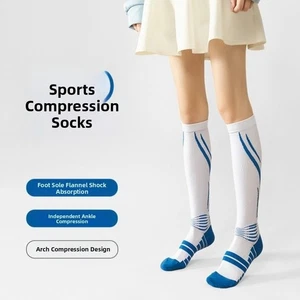 1 Pair Breathable Sport Calf Compression Sock for Men and Women - Picture 1 of 15