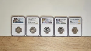2019 W NGC Certified MS66 5 Quarter set #4 - Picture 1 of 2