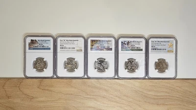 2019 W NGC Certified MS66 5 Quarter set #4 - Image 1 of 2