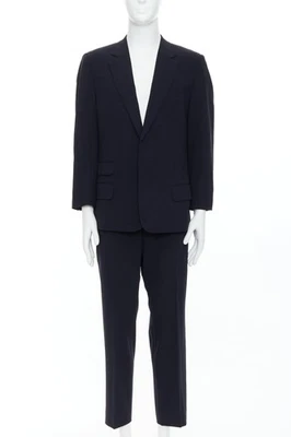 GUCCI Tom Ford Vintage navy wool GG monogram lined blazer IT50 L - Image 1 of 4