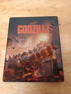 GODZILLA (BD/DVD, 2014) Limited Edition Steelbook, Embossed No Sound - Picture 1 of 4