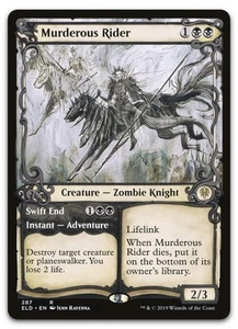Murderous Rider (Showcase) #287 (NM) Throne of Eldraine ELD Magic MTG - Picture 1 of 2