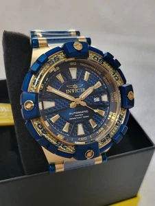 Invicta Bolt Automatic Men's Watch - 54mm, Gold Blue 38139 - Picture 1 of 8