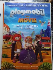 PLAY MOBIL THE MOVIE CRISTINA D'AVENE, DJ AX - MANIFESTO CINEMA cm 50 x 70 - Picture 1 of 1