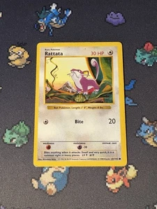 Pokémon Cards Rattata 61/102 Base Set SHADOWLESS WOTC - (MP) - Picture 1 of 2