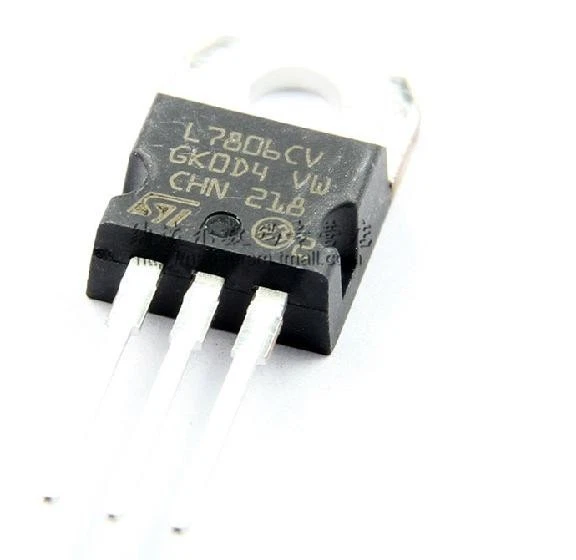 5pcs New L7806CV L7806 LM7806 ST TO-220 Voltage Regulator 6V 1.5A A+ - Image 1 of 1