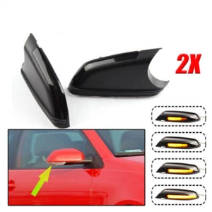 Dynamic LED Side Mirror Blink Indicator Turn Signal Light for VW POLO MK4 05-09 - Picture 1 of 6