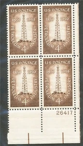 1134     plate block mint never hinged  ...... 160389 - Picture 1 of 1