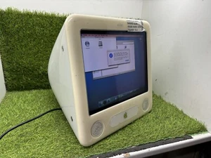 Apple eMac PowerMac Model A1002 VINTAGE PC AIO CRT TIGER OSX 640MB 40GB HDD G4 - Picture 1 of 13