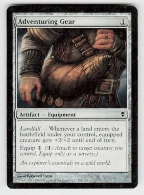 Zendikar #195 Adventuring Gear - Image 1 of 2