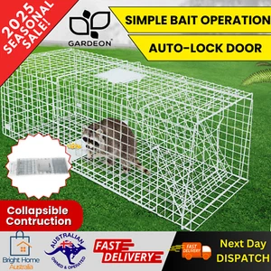 150x50x53cm Large Humane Live Animal Trap Cage Pest Control Possum Rabbit Rat AU - Picture 1 of 16