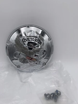 Cubierta de rueda de motocicleta "Live to Ride, Ride to Live" Foto 1 de 4