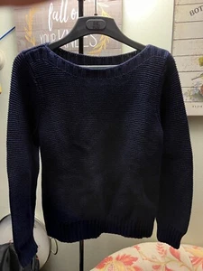 Talbots Womens Navy Pullover Knit Sweater Size XL - Picture 1 of 5