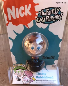 The Fairly Odd Parents Fish Tank Aquarium Bubbling Decoration Timmy Bubblehead - Picture 1 of 4