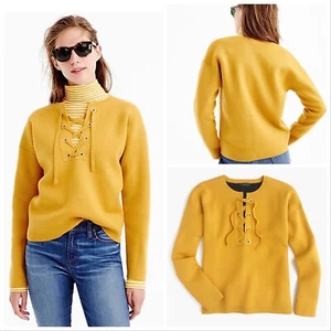 Maglione J.CREW COLLECTION taglia XXS oversize legato 100% lana merino stile F5368 - Foto 1 di 12