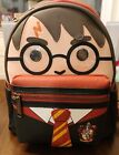 Loungefly Face Harry Potter Fun Gryffindor Cosplay Mini Backpack Purse Tote NWT