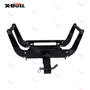 X-BULL Winch Cradle Mounting Bracket Mount Plate For 2" Hitch Receiver 4WD