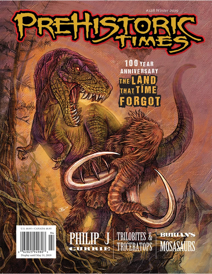 #128 Issue Prehistoric Times dinosaur magazine PT Winter 2019 50% OFF!!! - Image 1 of 1