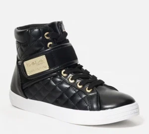 NEW BEBE SPORT SIZE 8.5 DIANICA QUILTED HIGH TOP SNEAKERS Eye-catching look!! - Picture 1 of 4
