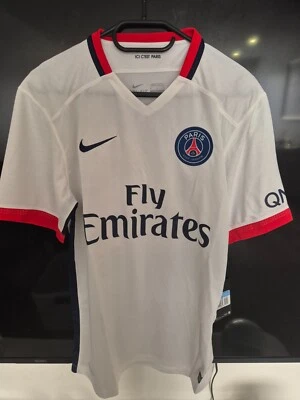 maillot PSG extérieur 2015 2016 #25 Rabiot (M) Excellent avec étiquette - Photo 1/2