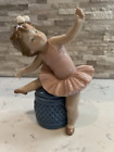 Figurine vintage Lladro "Petite fille de ballet" ballerine #5105 retraitée précieuse !!