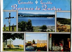 Vintage Travel Booklet PROVINCE DE QUEBEC Canada french/english color 1960s - Picture 1 of 2