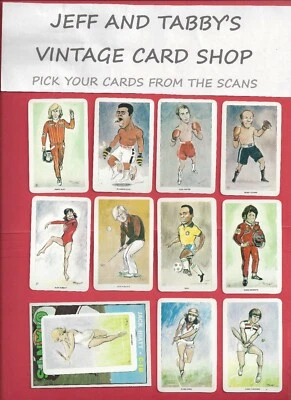 1979 Our Heroes Flik-Cards World of Sport Venorlandus SEE SCANS - Image 1 of 4